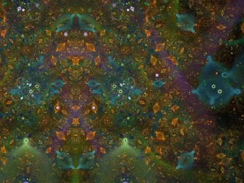 Imaginatory fractal background Image 스톡 일러스트