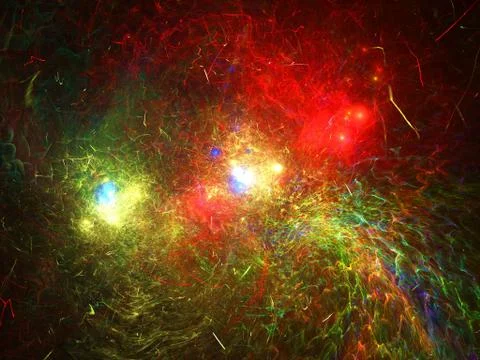 Imaginatory fractal background Image Stockillustratie