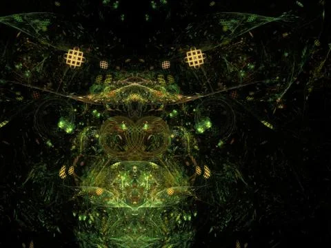 Imaginatory fractal background Image Illustrazione stock