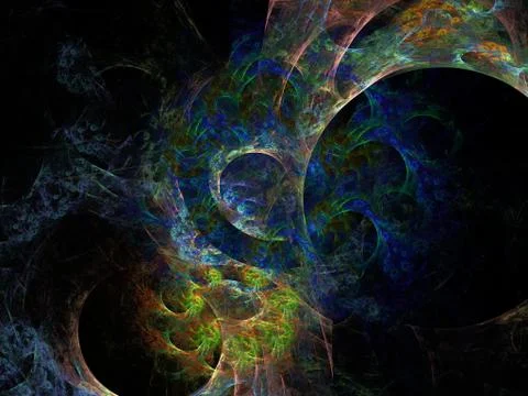 Imaginatory fractal background Image 스톡 일러스트