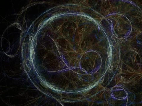 Imaginatory fractal background Image Stockillustratie