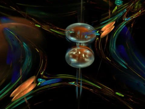 Imaginatory fractal background Image Illustrazione stock