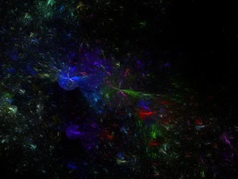 Imaginatory fractal background Image Stockillustratie