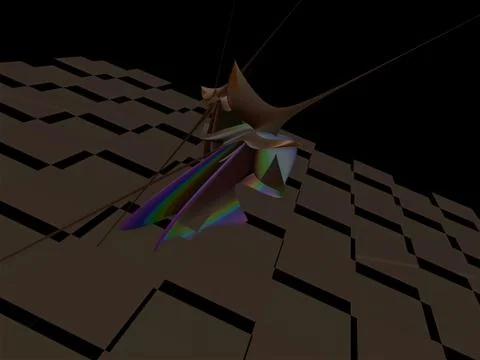 Imaginatory fractal background Image 스톡 일러스트