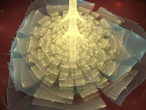 Imaginatory fractal background Image 스톡 일러스트