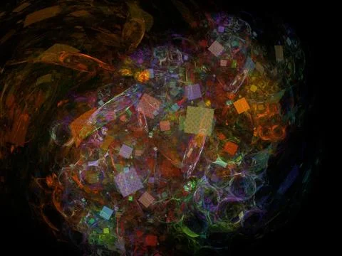 Imaginatory fractal background Image 스톡 일러스트