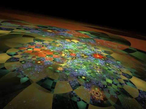 Imaginatory fractal background Image 스톡 일러스트