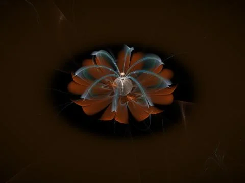Imaginatory fractal background Image 스톡 일러스트