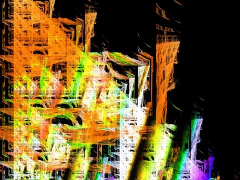 Imaginatory fractal background Image Illustrazione stock
