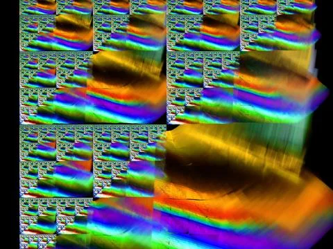 Imaginatory fractal background Image イラスト素材