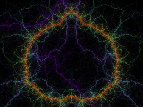 Imaginatory fractal background Image Stock Illustration