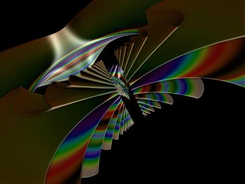 Imaginatory fractal background Image Stock Illustration
