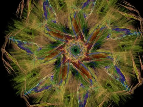 Imaginatory fractal background Image 스톡 일러스트