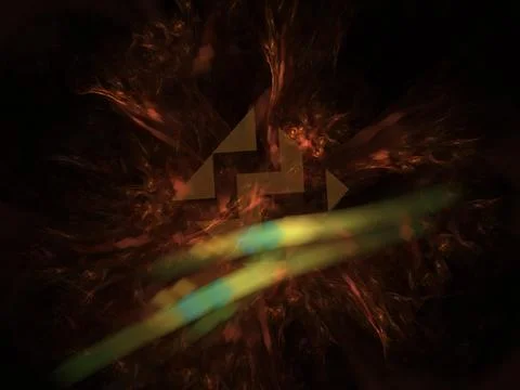 Imaginatory fractal background Image 스톡 일러스트