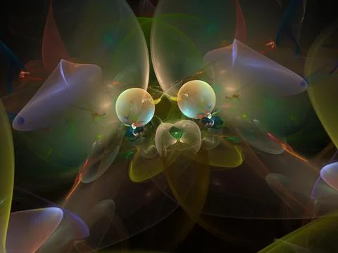Imaginatory fractal background Image 스톡 일러스트