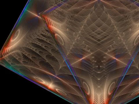 Imaginatory fractal background Image 스톡 일러스트