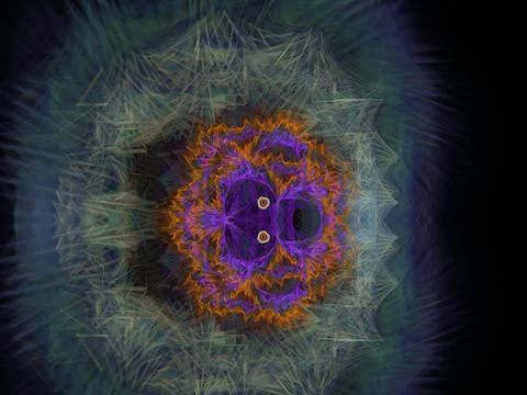 Imaginatory fractal background Image Stock Illustration