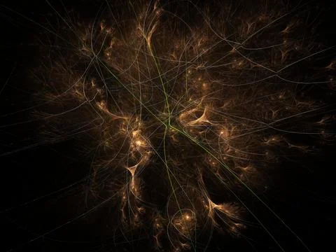 Imaginatory fractal background Image Stock Illustration