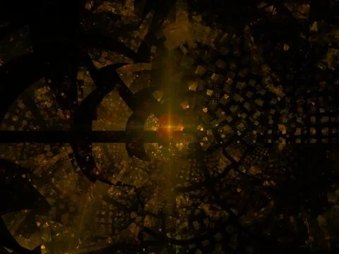 Imaginatory fractal background Image Stock Illustration