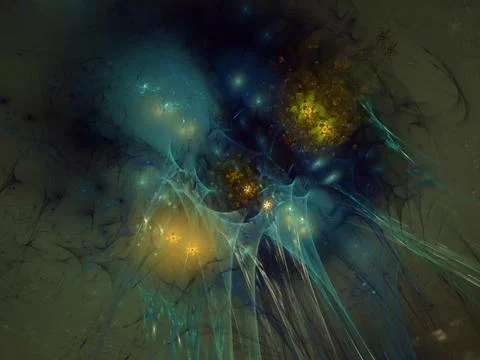Imaginatory fractal background Image 스톡 일러스트