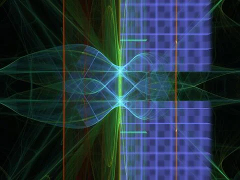 Imaginatory fractal background Image Illustrazione stock
