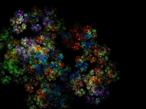 Imaginatory fractal background Image 스톡 일러스트