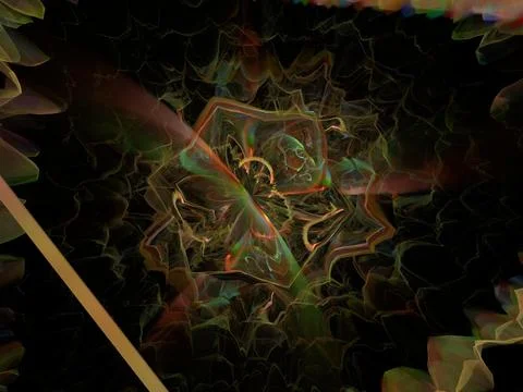 Imaginatory fractal background Image Stockillustratie