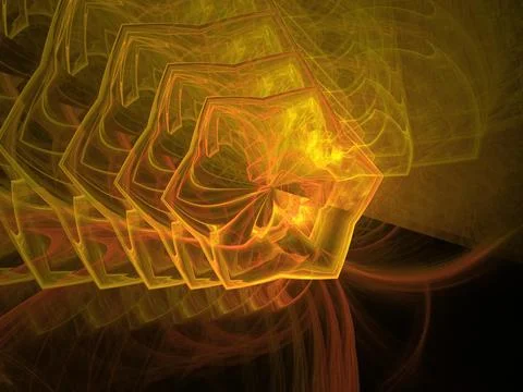 Imaginatory fractal background Image Stock Illustration