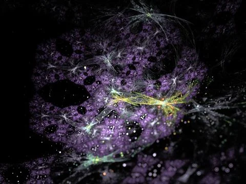Imaginatory fractal background Image Stock Illustration