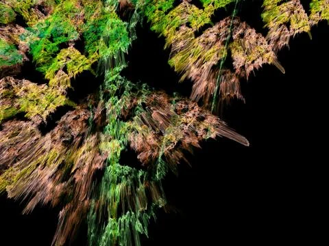 Imaginatory fractal background Image Illustrazione stock