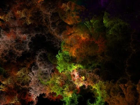 Imaginatory fractal background Image 스톡 일러스트