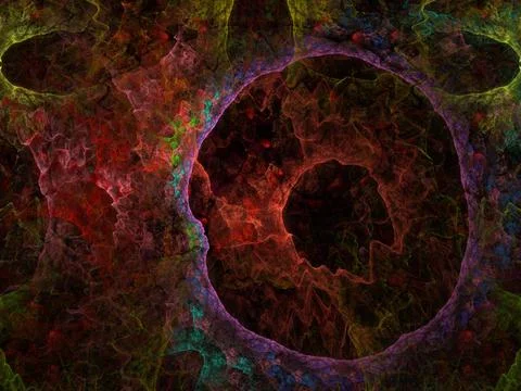 Imaginatory fractal background Image Stock Illustration