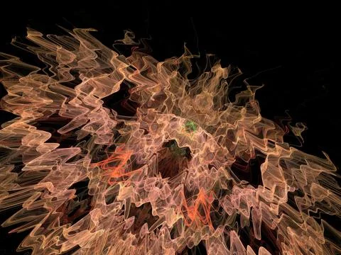 Imaginatory fractal background Image Stock Illustration