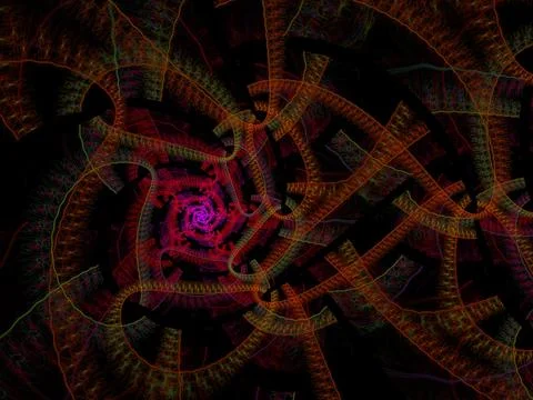 Imaginatory fractal background Image Stock Illustration