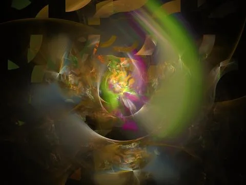 Imaginatory fractal background Image Stock Illustration