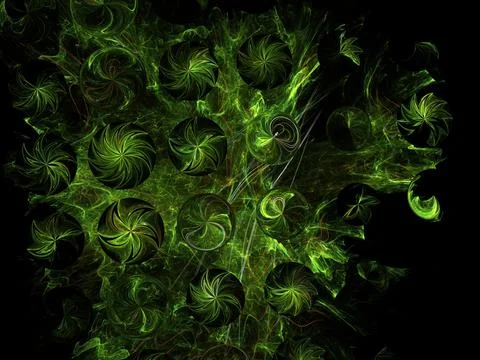 Imaginatory fractal background Image Stock Illustration