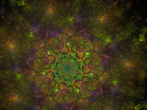 Imaginatory fractal background Image Stock Illustration