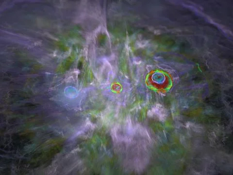 Imaginatory fractal background Image Stock Illustration