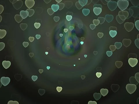Imaginatory fractal background Image 스톡 일러스트