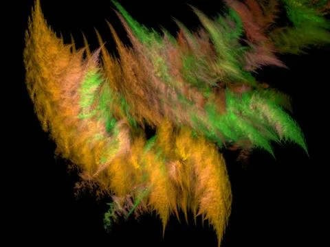 Imaginatory fractal background Image Stock Illustration