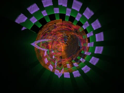 Imaginatory fractal background Image Stock Illustration