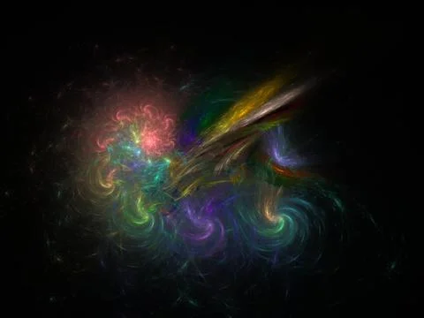 Imaginatory fractal background Image Stock Illustration