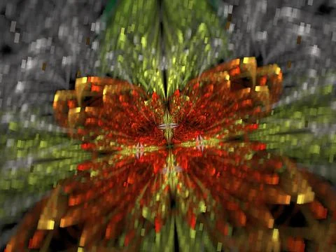 Imaginatory fractal background Image Stock Illustration