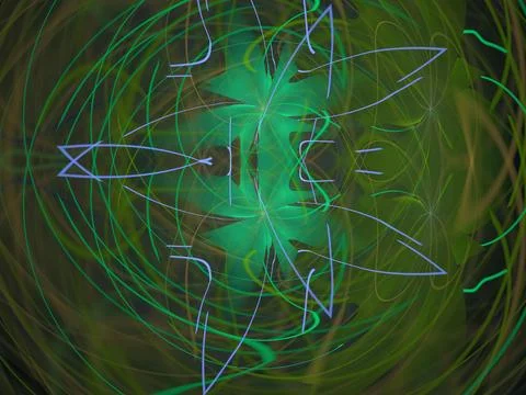 Imaginatory fractal background Image 스톡 일러스트