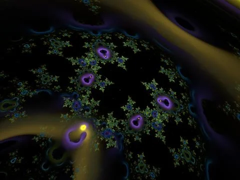 Imaginatory fractal background Image 스톡 일러스트