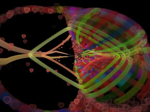 Imaginatory fractal background Image 스톡 일러스트