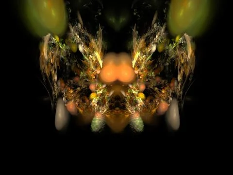 Imaginatory fractal background Image Stock Illustration