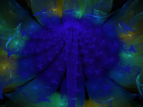 Imaginatory fractal background Image Stock Illustration