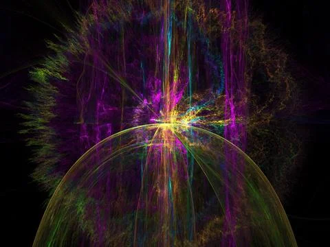 Imaginatory fractal background Image Stock Illustration