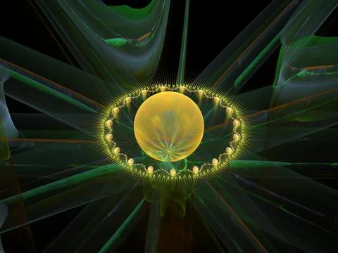 Imaginatory fractal background Image Stock Illustration